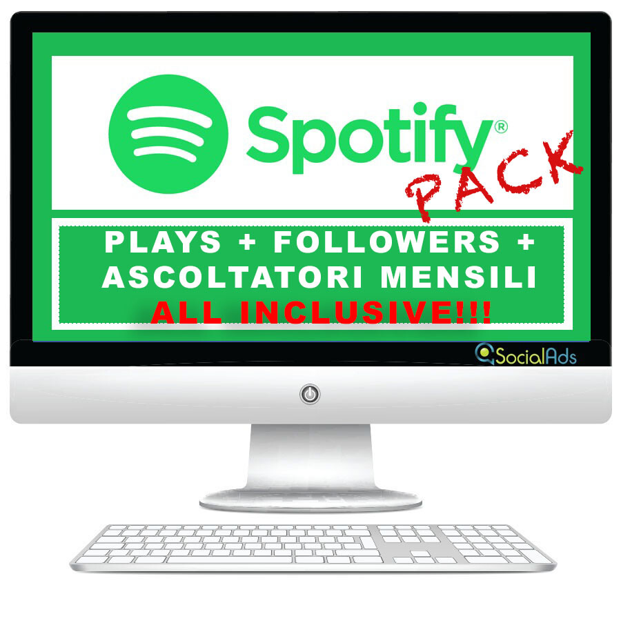 OFFERTA SPECIALE SPOTIFY: Plays + Followers + Ascoltatori Mensili
