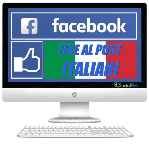 Mi piace sul Post Facebook Italiani